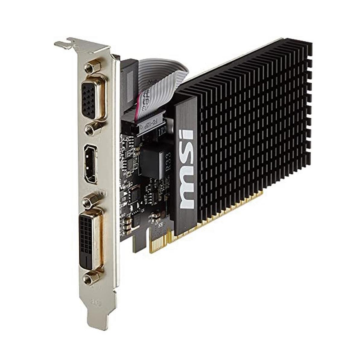 Grafikkarte MSI Nvidia Geforce Gt 710 1GB DDR3 GT710 Low Profile LP ...