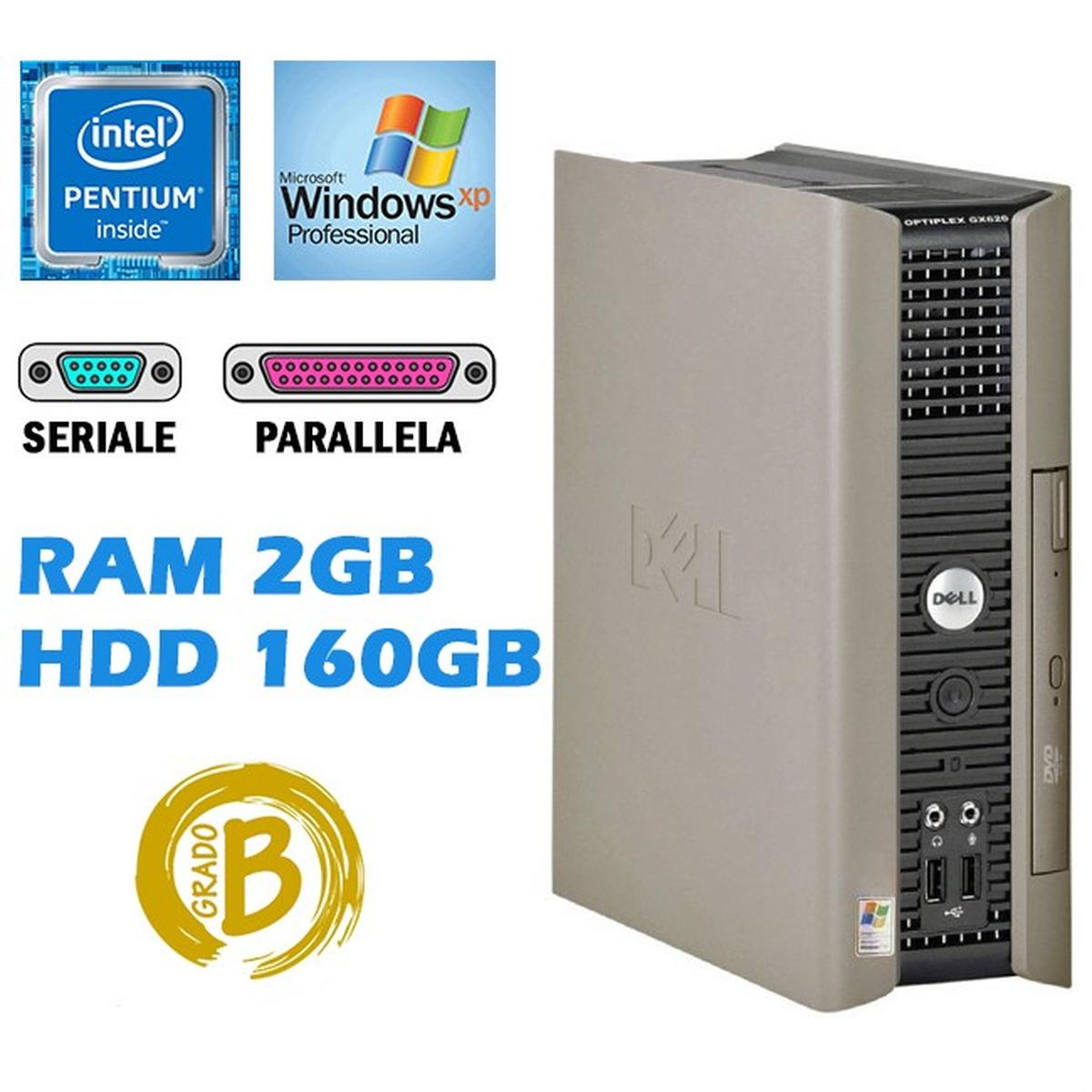DELL OPTIPLEX GX620 USFF PENTIUM D RAM 2GB HDD 160GB RS232 WINDOWS
