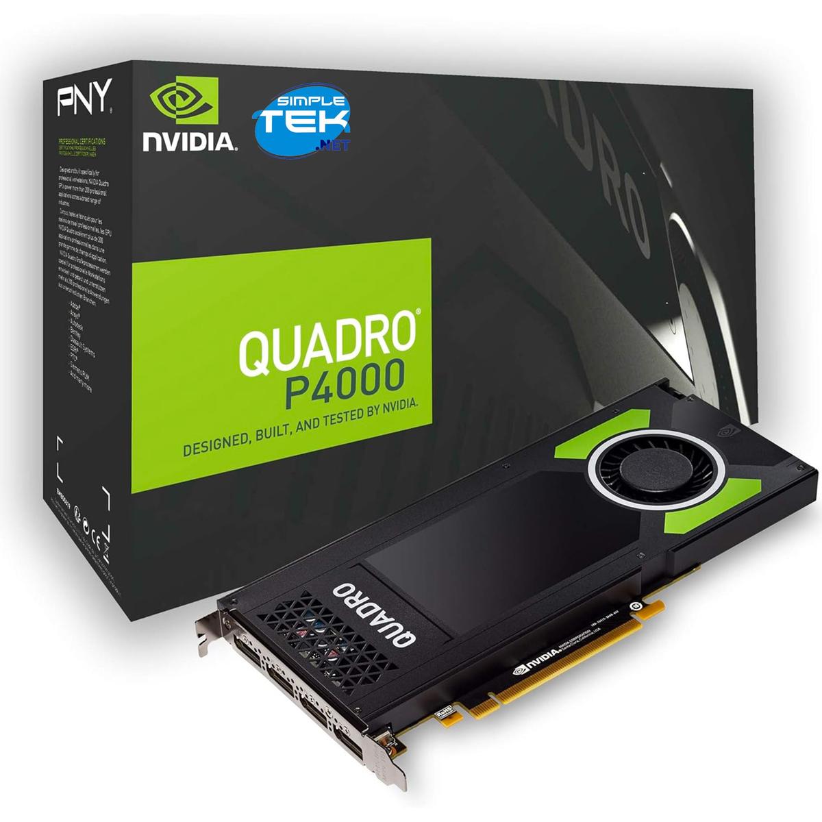 Scheda Video NVIDIA Quadro P4000 8GB GDDR5 5K 3 Porte DisplayPort