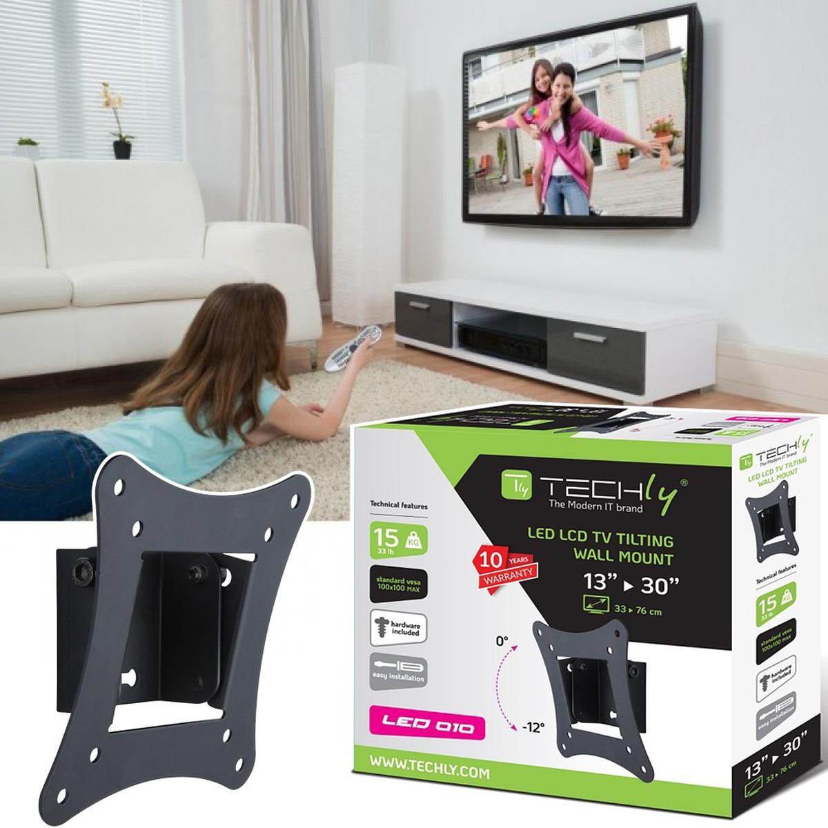 STAFFA VESA MONITOR TELEVISORE TV APPENDERE MURO da 13\