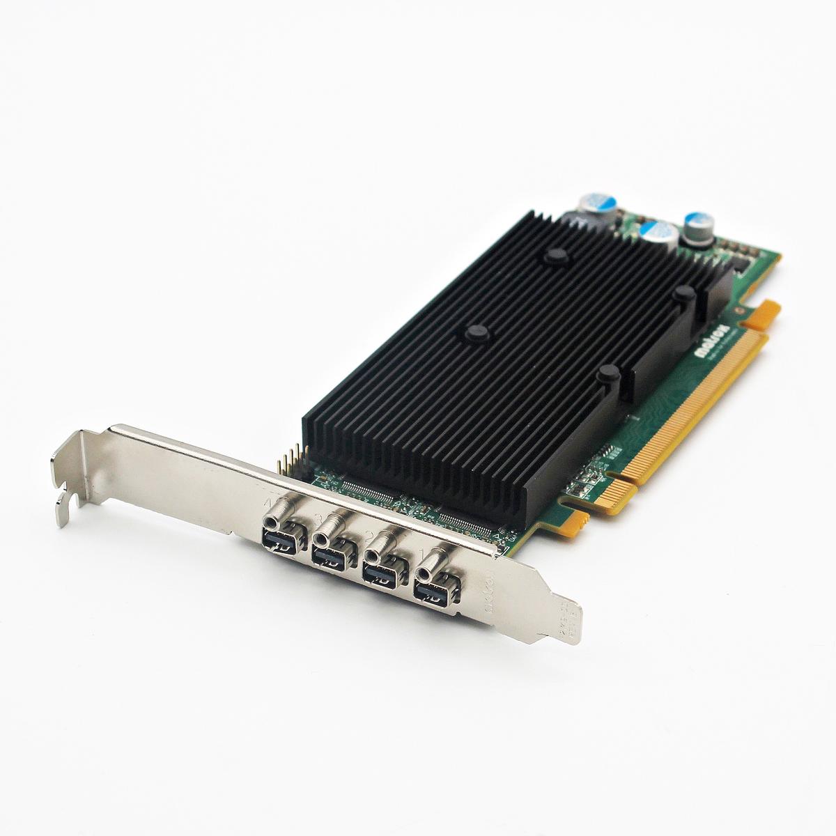 ATI SCHEDA VIDEO GRAFICA 4 USCITE VIDEO MONITOR 4 X MINI-DP MATROX M9148 1GB LP X16 
