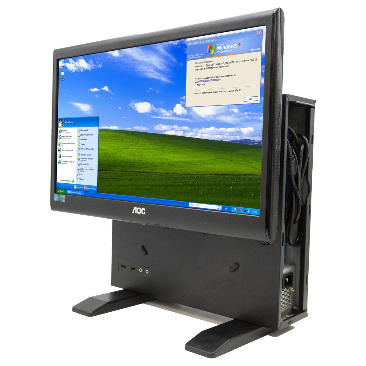 PC COMPUTER DESKTOP FISSO AIO ALL IN ONE I5 3470 NOVATECH 19