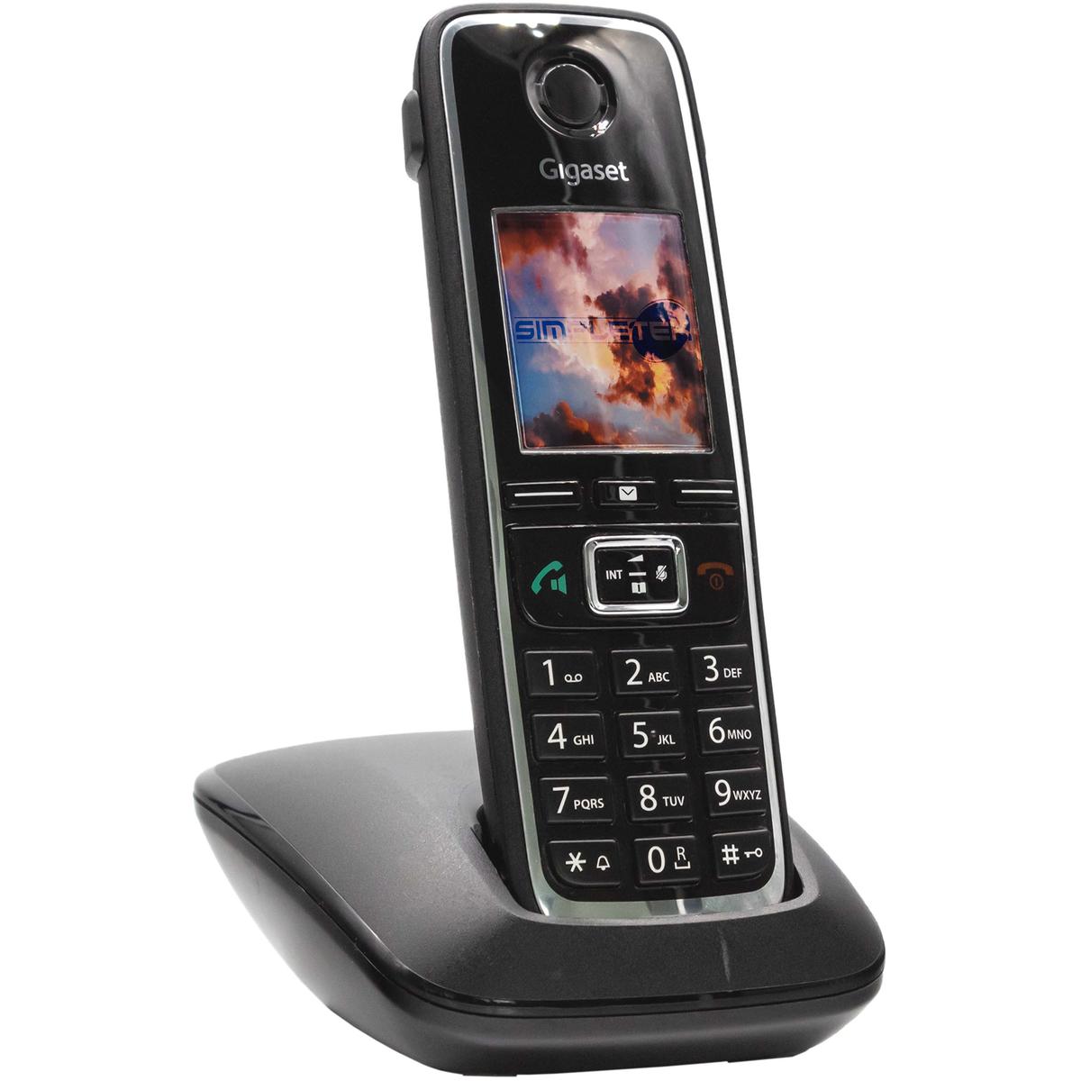 GIGASET C530H TELEFONO CORDLESS A BATTERIA A COLORI CON ALTOPARLANTE ...