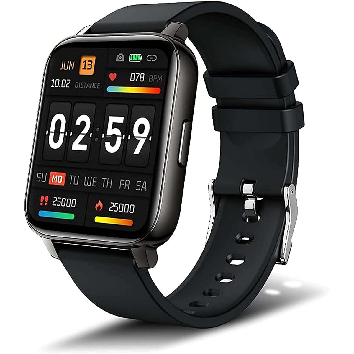 SMARTWATCH IP68  BT 5.0 LARGE SCREEN HEART RATE TRACKING SPORT iOS ANDROID